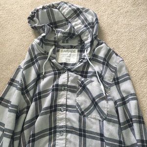 garage hoodie flannel